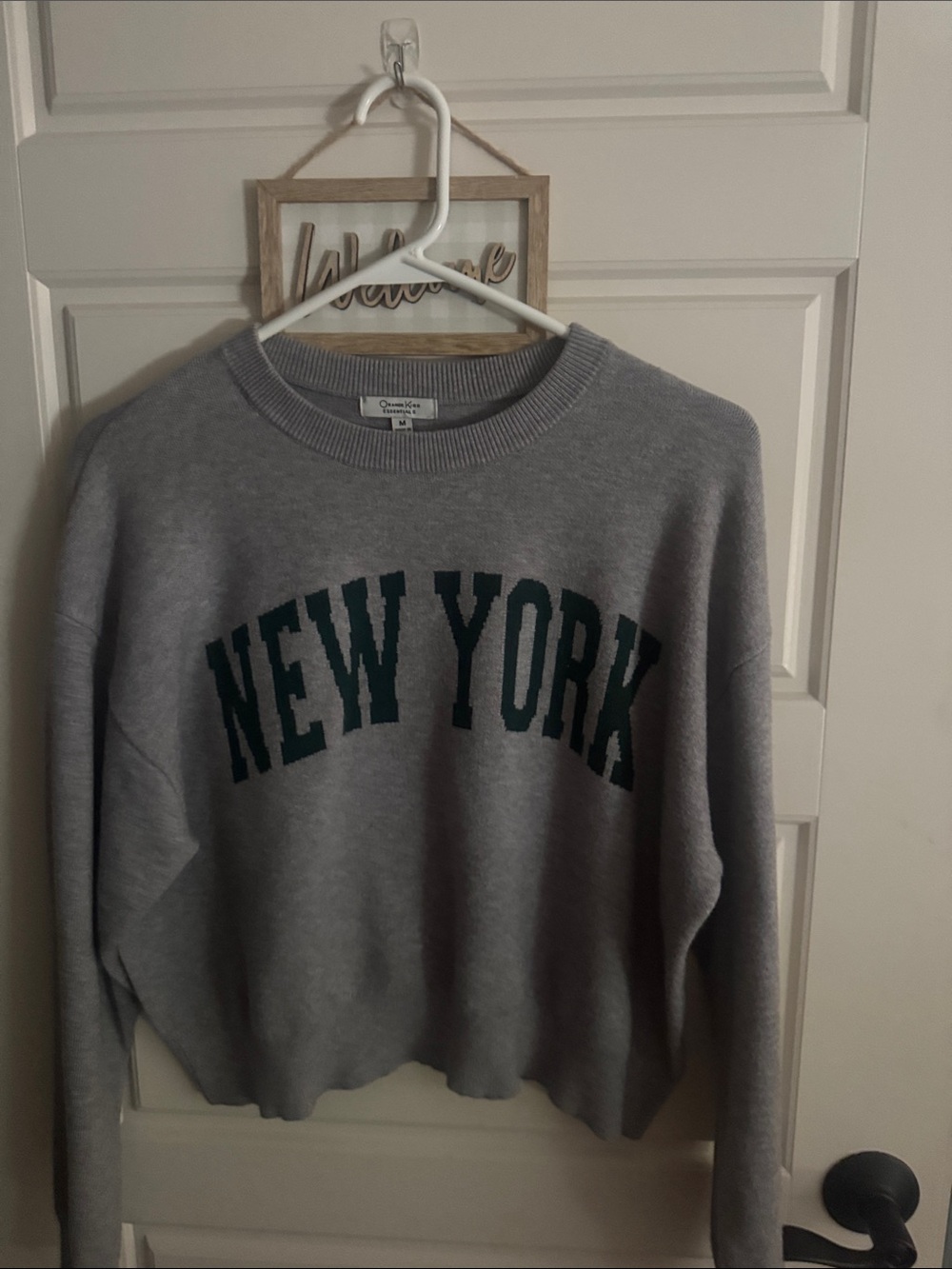 Angel Kiss Gray Crewneck Sweatshirt